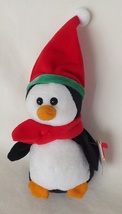 Ty Jingle Beanies Sleddy Plush Penguin 5-inch Ornament (2007) - £5.46 GBP