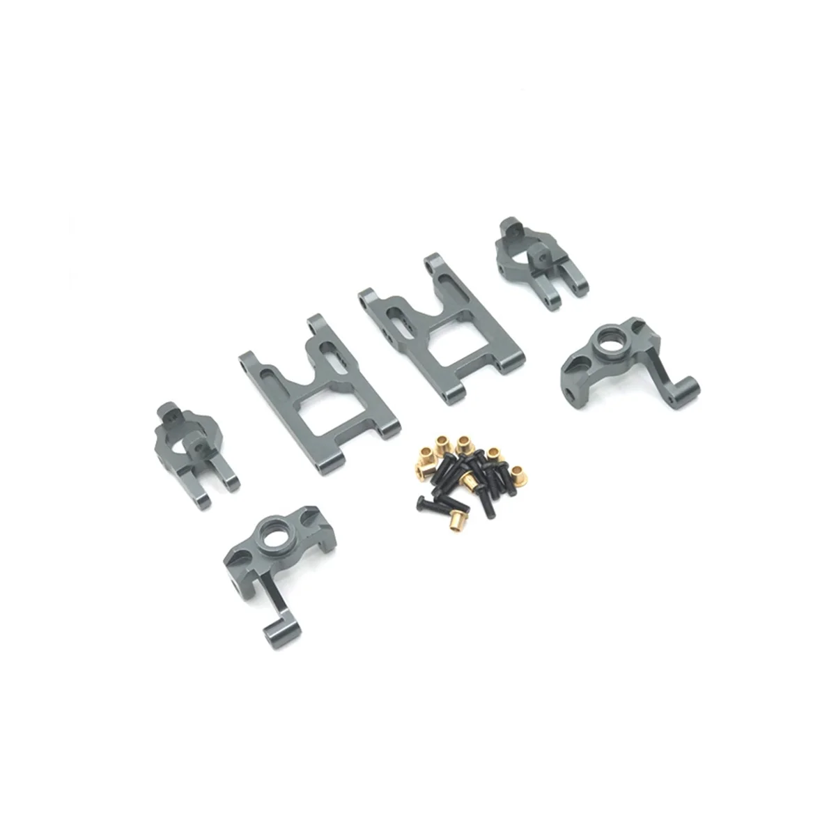 Metal Steering Blocks C-Hub Carriers Front Arm for Wltoys 12428 12423 12427 - £18.49 GBP