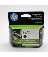 HP 67XL High Yield Black Original Ink Cartridge 01/2026 Brand New Sealed - $34.54