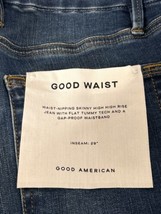 Good American Jeans Women’s 4/27 Good Waist Skinny GW067T Dark Wash Blue... - £50.13 GBP