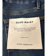 Good American Jeans Women’s 4/27 Good Waist Skinny GW067T Dark Wash Blue... - £50.34 GBP