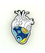 Artistic Anatomical Heart Enamel Pin Jewelry - £6.25 GBP