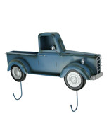 Scratch &amp; Dent Blue Metal Vintage Truck Wall Hook Rack - £27.60 GBP