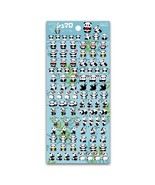 CUTE PANDA STICKERS Kawaii Puffy Sticker Sheet Craft Kids Scrapbook Anim... - €2,14 EUR