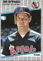 Baseball Card- Jim Eppard 1989 Fleer #476 - £0.98 GBP