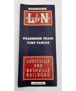 Louisville &amp; Nashville Railroad 1960 Timetable Time Tables Vintage L&amp;N - £11.16 GBP