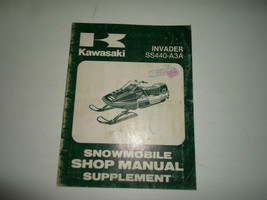 1981 Kawasaki Invader SS440 A3A Snowmobile Workshop Manual Factory Supplement... - $90.45