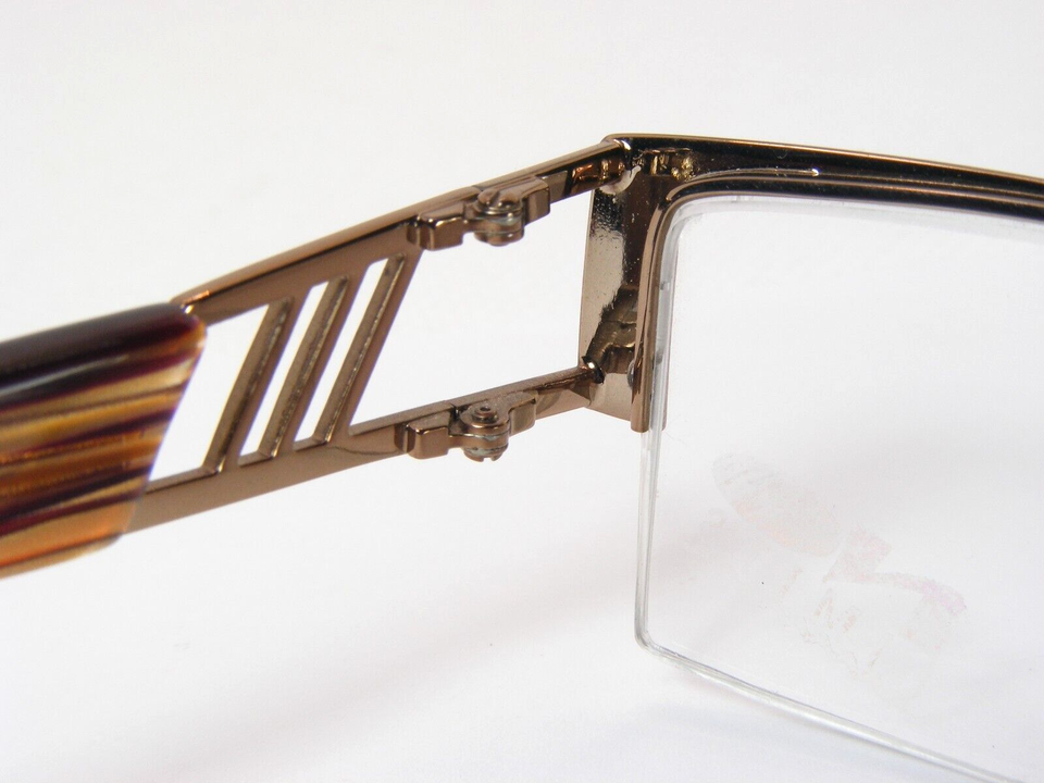 No Limits By Ama 8522 003 Luce Marrone Dorato Unico Raro Occhiali 51-18-140mm Item image 10