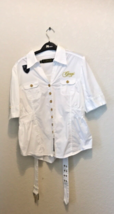 Coogi Women&#39;s Sailor Blouse White Size 1X - $22.53