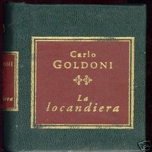 Carlo Goldoni La Locandiera Rilegato Simil Pelle Nuovo Minilibro Mini Libro - £10.24 GBP