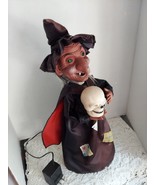 Vintage 1988 Funny Toys Witch Halloween Figure Lights &amp; Motion Only Read - $29.69