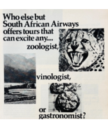 1977 South Africa SAA Airlines Advertisement Vintage Travel Aviation DWW13C - $454.76 MXN