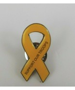 &quot;SUPPORT OUR TROOPS&quot; YELLOW RIBBON  Hat Label Pin - €3,80 EUR