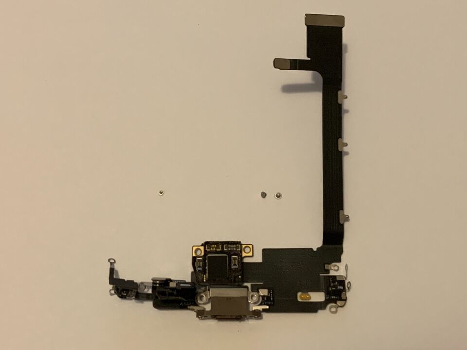 Apple iPhone 11 pro max original oem Charging Port microphone Flex Gold - $24.75