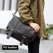 Men Shoulder Bag Male Casual Canvas Messenger Bag Fashion Men&#39;s Crossbody Bag Sc - £36.77 GBP