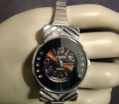Beautiful Ladies Ecosse  Japan Mov&#39;t Brown Dial Stretch Band New Battery! - $312.16 MXN