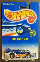 1992 Hot Wheels Sol-Aire CX4 Racing Car #254 HW Colors Blues HW11 - £7.86 GBP