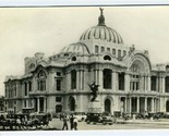 Palacio De Bellas Artes Mexico City Real Photo Postcard 1937 - $9.90