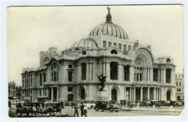 Palacio De Bellas Artes Mexico City Real Photo Postcard 1937 - £7.91 GBP