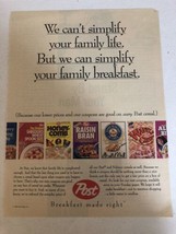 1996 Post Cereals Vintage Print Ad pa8 - $8.90