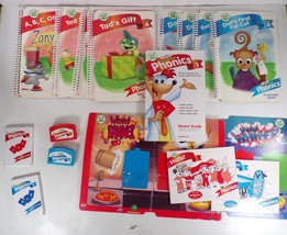 Leapfrog LeapPad Easy Reader Phonics Kit 1 &amp; 2 Nearly Complete Educational Lot - £7.03 GBP