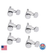 Fender Deluxe Locking Staggered Guitar Tuners Chrome 1.7x10x4.5 inches - $111.47