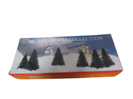 Vtg 1994 Liberty Falls American Collection 6 Miniature Christmas Trees New - £7.91 GBP