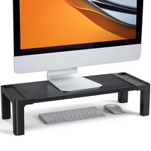 HUANUO Monitor Stand Riser, Adjustable Laptop Stand Riser, Height Adjustable Mon - £31.63 GBP