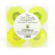 Citronella Scented Gel Candle Tea Lights - 4 pk. - £3.48 GBP