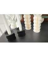 Pleated Candlestick Holder: Modern Home Decor - $7.00