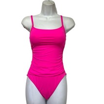 La Blanca pop Pink lingerie mio Swim Island Goddess One Piece Swimsuit S... - $44.54