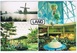 Florida Postcard Disneyworld Epcott Center The Land Multi View - $2.96