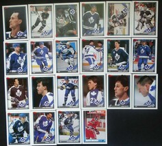 1991-92 Topps Toronto Maple Leafs Team Set of 22 Hockey Cards - £3.14 GBP