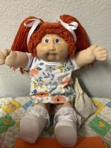 First Edition Vintage Cabbage Patch Kid Girl Red Hair FRECKLES Hong Kong 1983 - £197.04 GBP