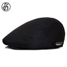 FS Fashion Flat Caps For Men Beret Hat Unisex Women Winter Casual  Hats Black Be - £38.38 GBP