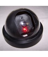 2 DOME SHAPED FAKE SECURITY CAMERA realistic looking dummy cameras RED B... - $9.00 CAD