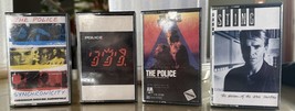 LOT of 4 - THE POLICE &amp; STING Cassette Tapes - Synchronicity Zenyatta Ghost + - £10.87 GBP