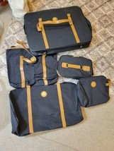 Vintage, &quot;The Best Luggage&quot;, five pc suitcase, bag, tote.  set - $46.74