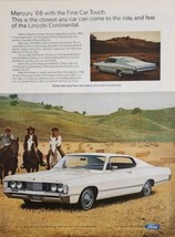 1967 Print Ad The 1968 Mercury Park Lane 2-Door with Swept-Back Roof - £16.81 GBP