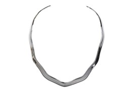 Vintage Mexican sterling silver Choker solid bar necklace - £98.69 GBP