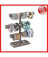 No Assembly Required 3-Tier Wooden Jewelry Holder for All Your Accessories - $623.90 MXN