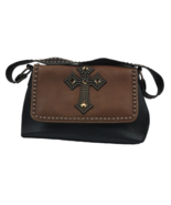 Blazin Roxx Faux Leather Large Rhinestone Cross Handbag Over Shoulder Purse - £32.93 GBP