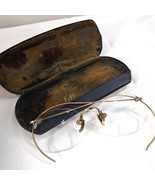 Vintage CORTLAND gold filled round Mens Eyeglasses Frames glasses thin wire - $2,811.87 MXN