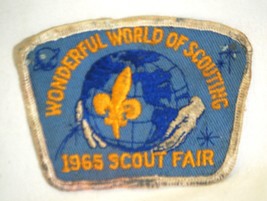 1965 Scout Fair Patch Wonderful World of Scouting Boy Scouts BSA - £11.91 GBP