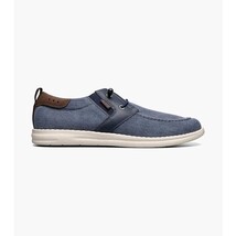 Nunn Bush Brewski Moc Toe Slip On Walking Shoes Navy 84902-410 image 8
