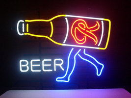 New Rainier Beer Bar Pub Real Glass Tube Neon Light Sign 18&quot;x16&quot; [High Q... - £110.15 GBP