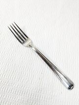 Vintage La Salle Cafeteria fork Silco Stainless Steel USA glossy LaSalle - $19.00
