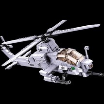 New 482PCS Air Force AH1Z Aircraft Plane Helicopter Building Blocks Toys - $23.99