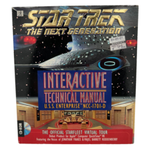Star Trek: The Next Generation Interactive Technical Manual (PC, 1994) Big Box - £9.69 GBP