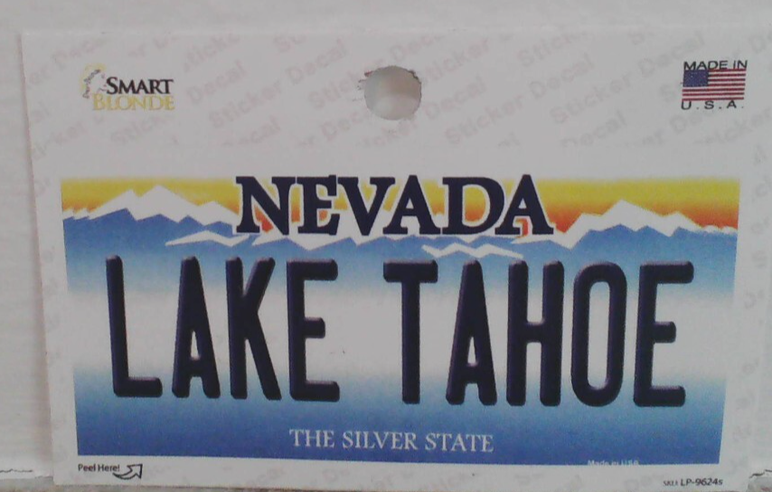 Lake Tahoe Nevada - 3&quot;  Decal Sticker - $7.50